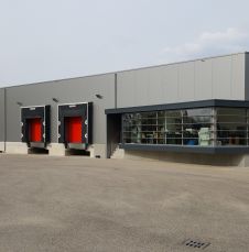 Plaza Foods: The entrance of the production facility in Nijmegen, the Netherlands.